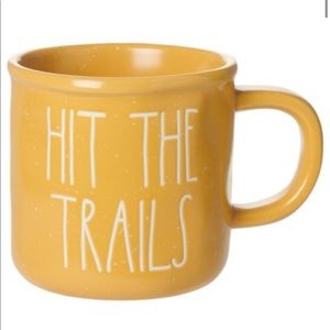 Rae Dunn HIT THE TRAILS camping mug